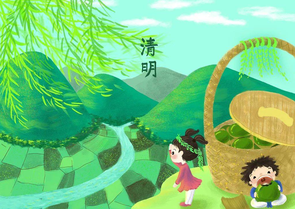 二十四节气折柳赏春是清明