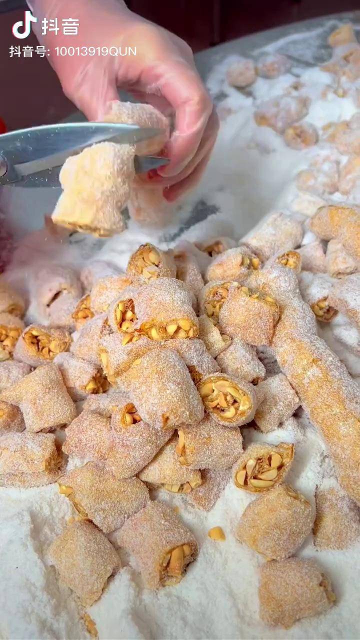 茂名特产手工猫屎糖小时候的味道有点抖音好物年货节花生椰蓉软糖猫屎