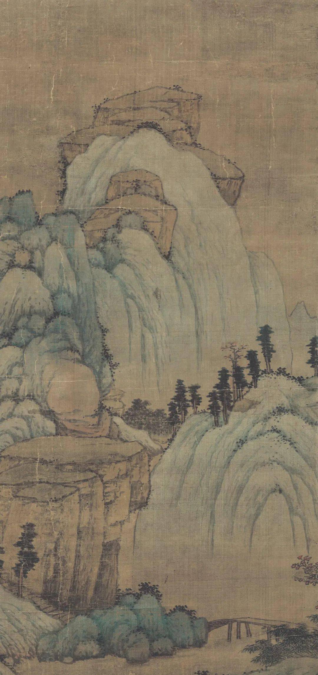 赏画沈周67青绿山水图