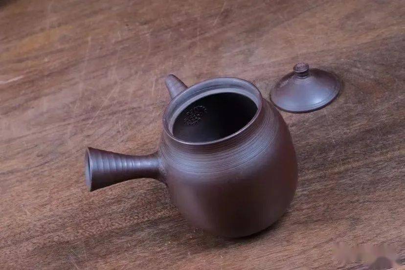 好器清仓日本舶来万古烧侧把壶简约大气泡茶好帮手