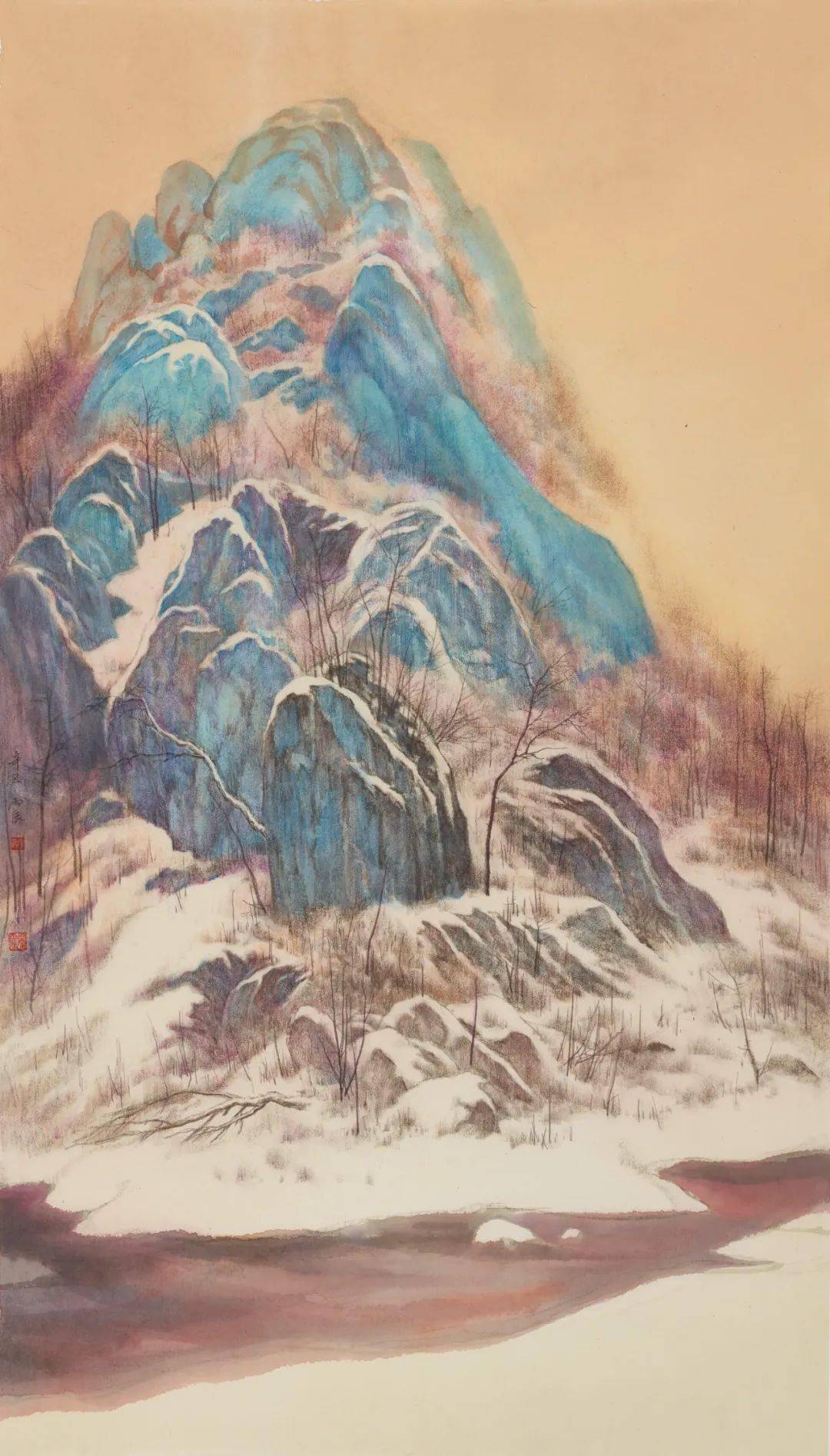 他被誉为当代水墨艺术的代表人物如今将其技法倾囊相授