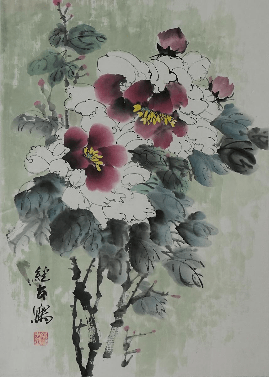 "桑榆晚情·翰墨光影"书画作品网络展_山水_杨静秋_黄爱红