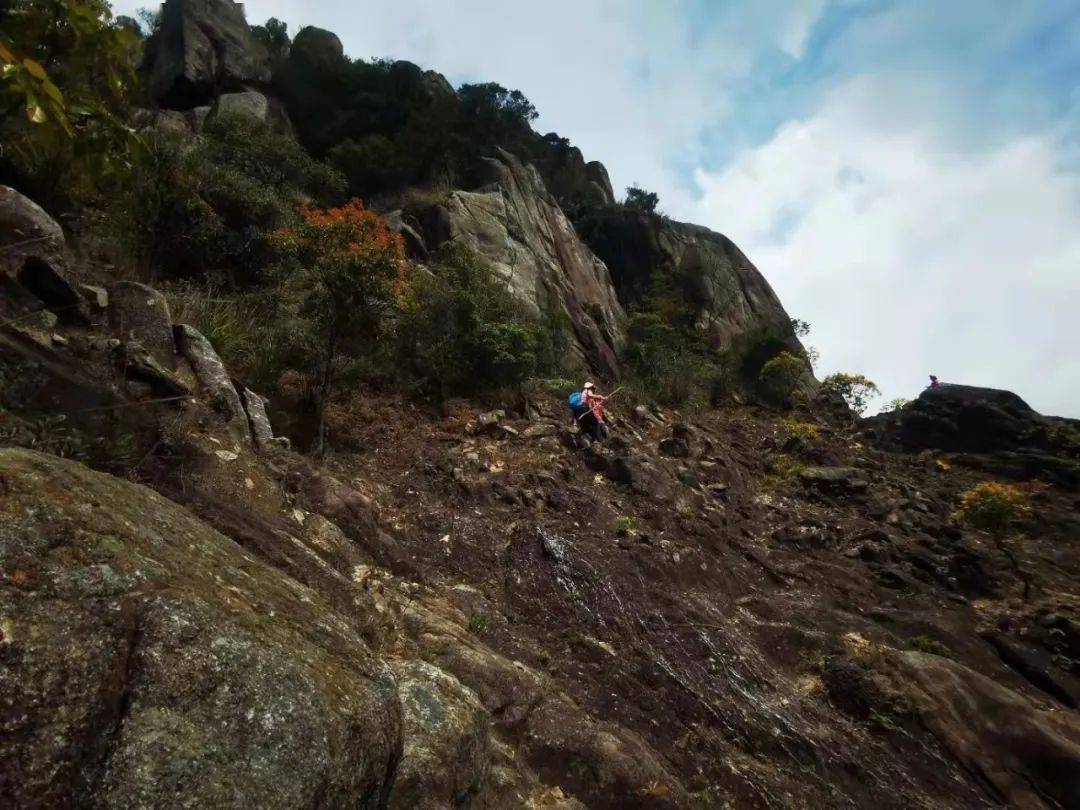 416惠东鸡笼山穿越遇见奇形怪石