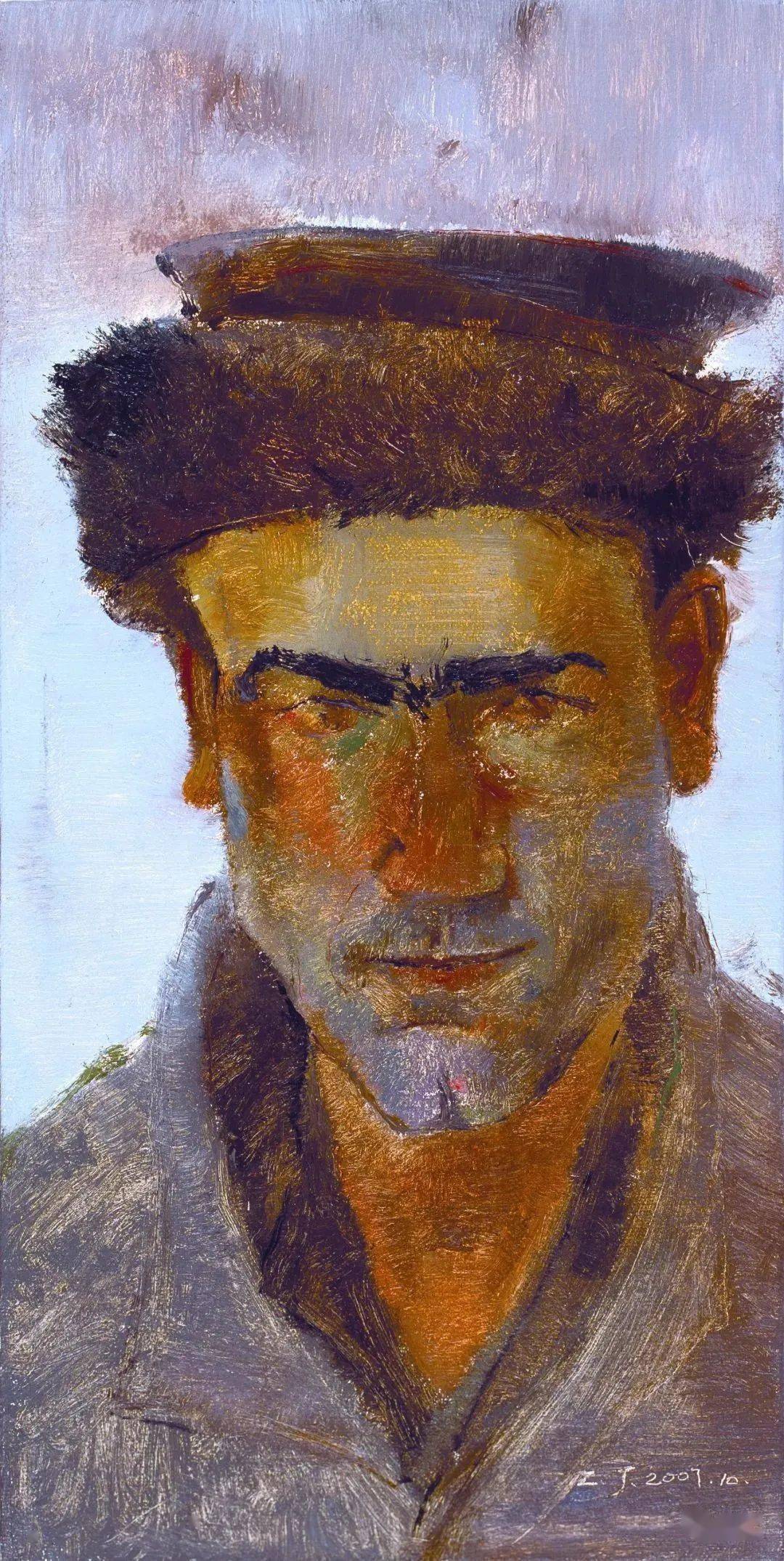 陈子君油画肖像作品