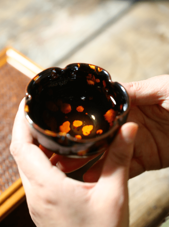 宋代人喝茶爱用的玳瑁盏好看到炸裂