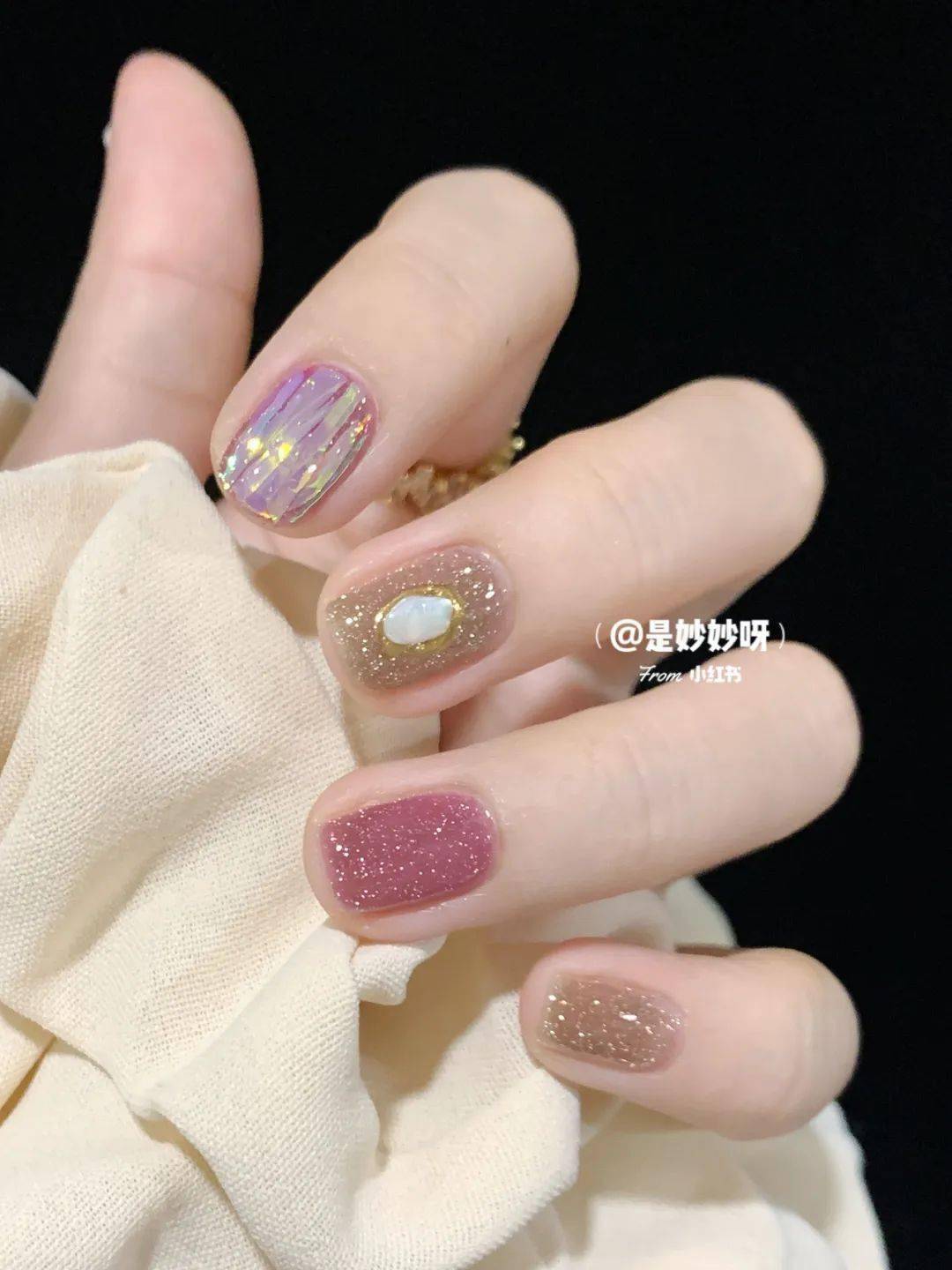 50款绝美春夏美甲直接拿图去做