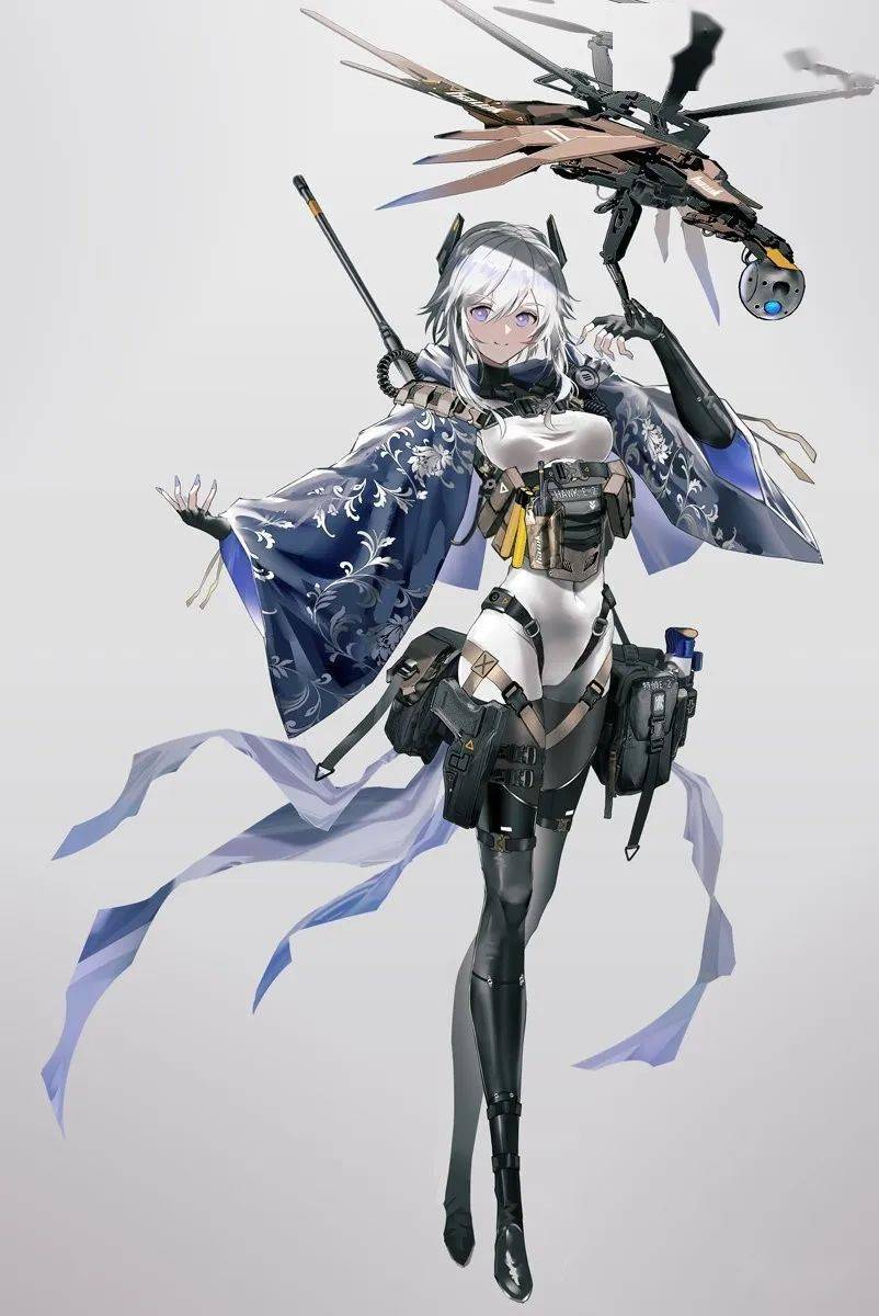 外观充满科幻风格超帅的女孩子我支棱起来了