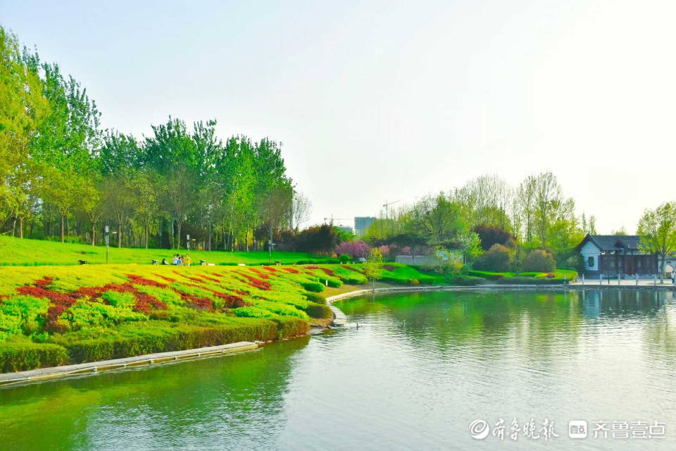 济南澄波湖风景区图片