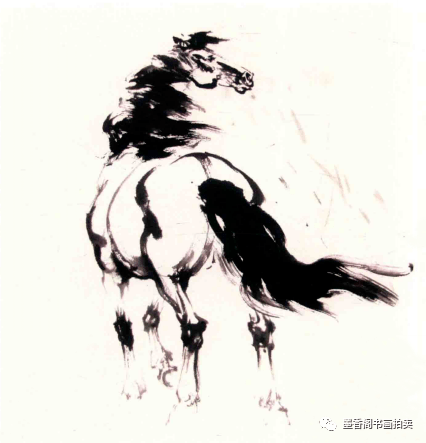 国画教程:写意马作品创作步骤