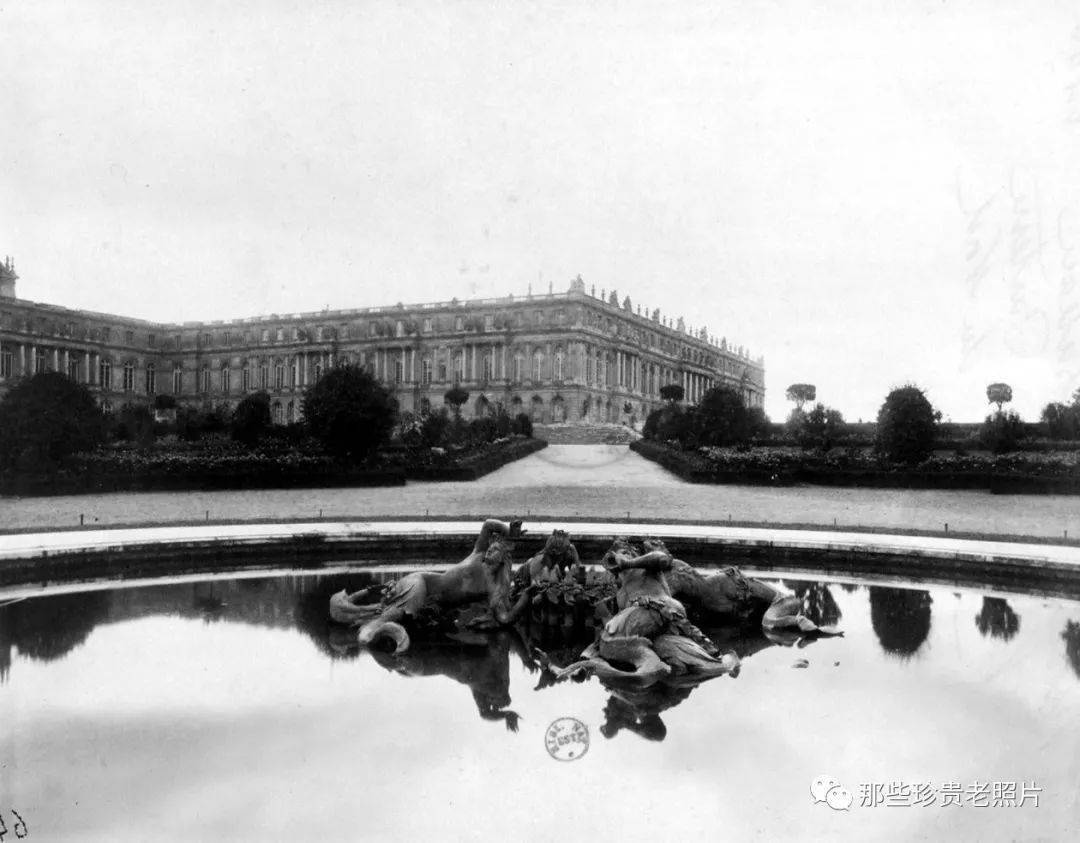 老照片1889年的巴黎凡尔赛宫