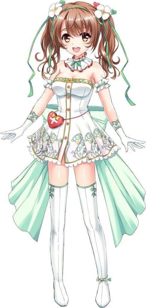 动漫女生全身图可可爱爱