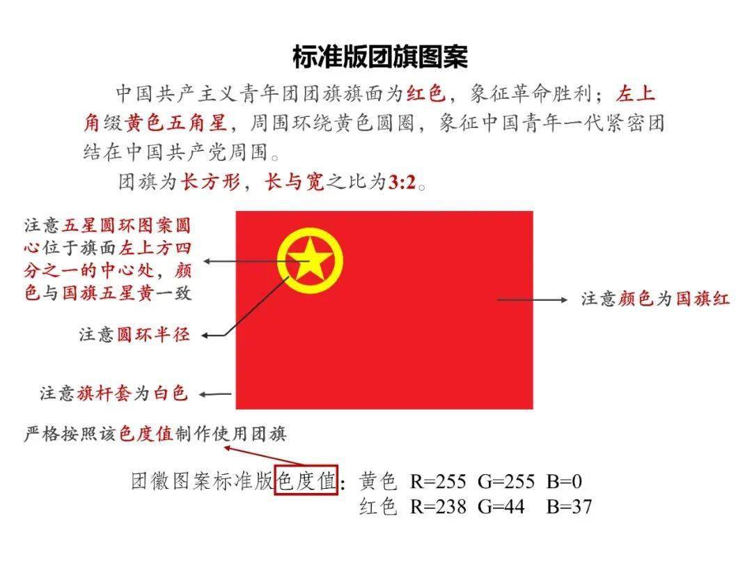 团团打假不得违规使用团旗团徽团歌