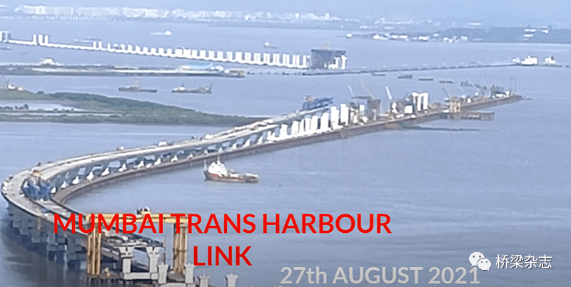 蓝湾跨海大桥通车 印度最长跨海大桥建设完成3/4_new_桥梁_bridge