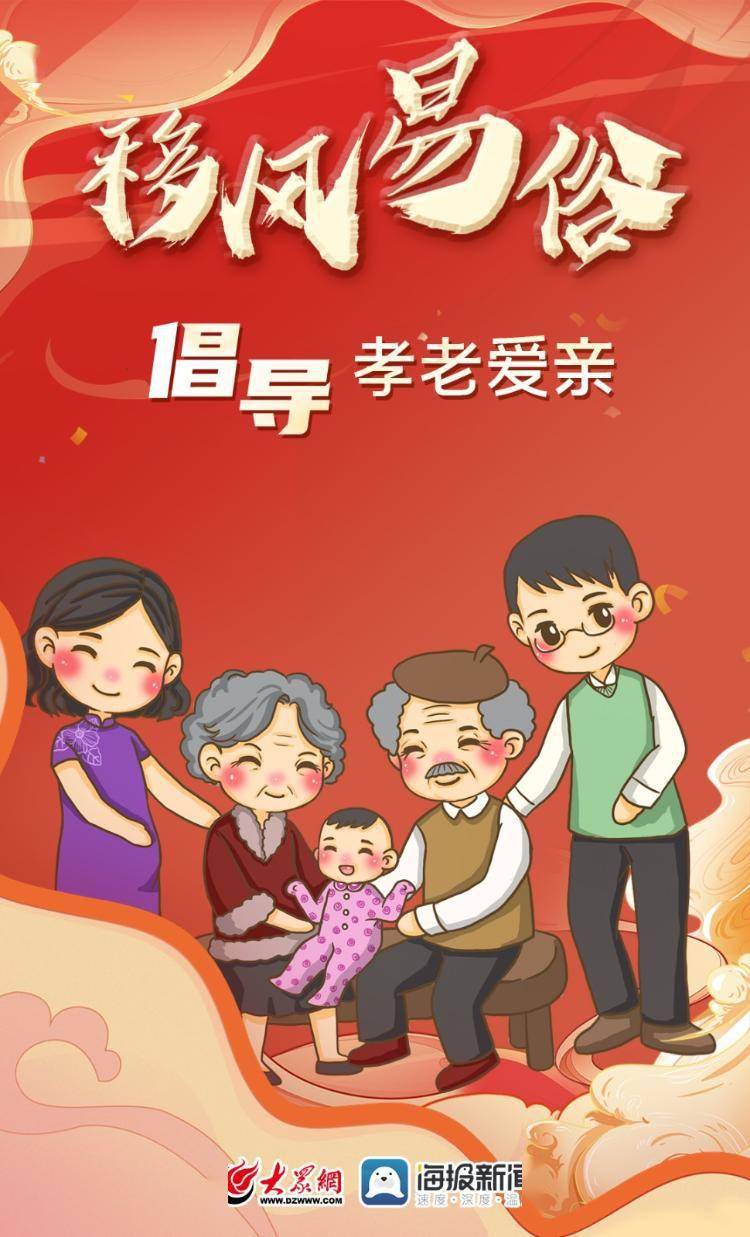 微海报|移风易俗新风尚 美德健康新生活