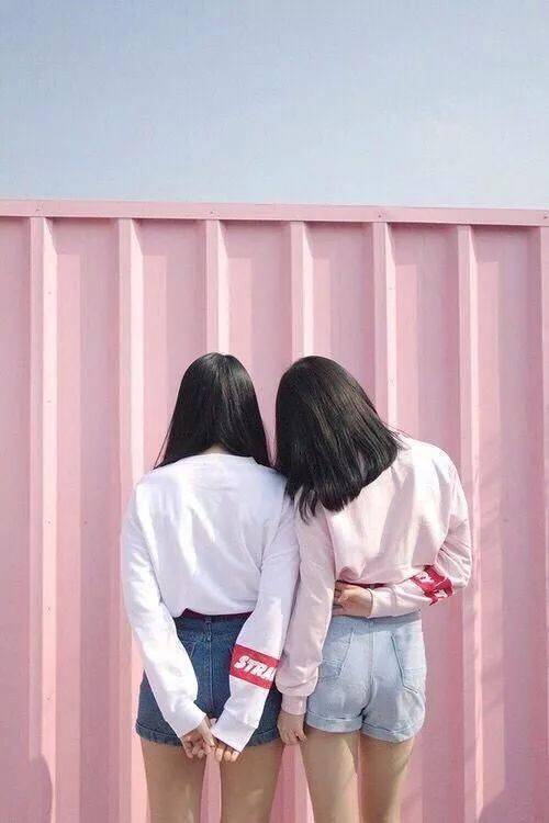 闺蜜拍照姿势大全