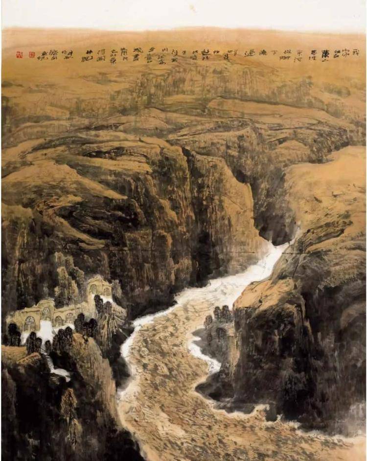 大河奔腾中国沿黄九省省会城市画院联盟优秀美术作品展线上展览第三期