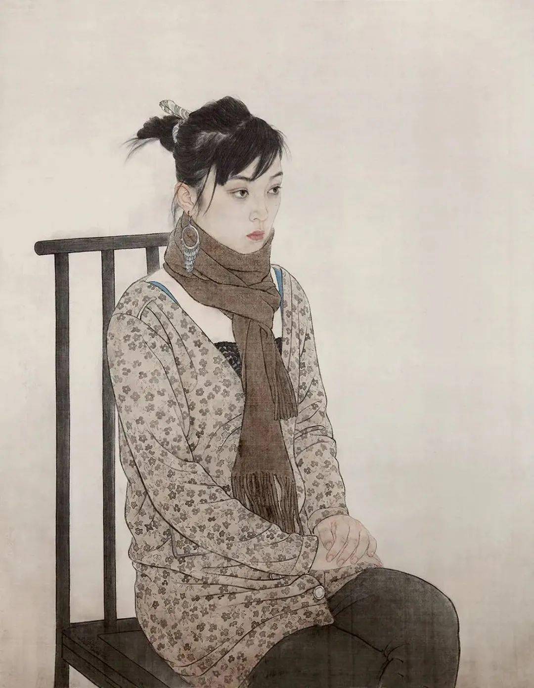 宁静致远齐鸣人物画