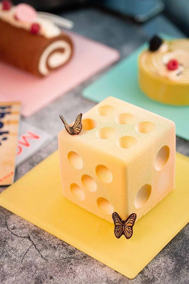 萌到爆的起司黄骰子蛋糕厦门只有这里有