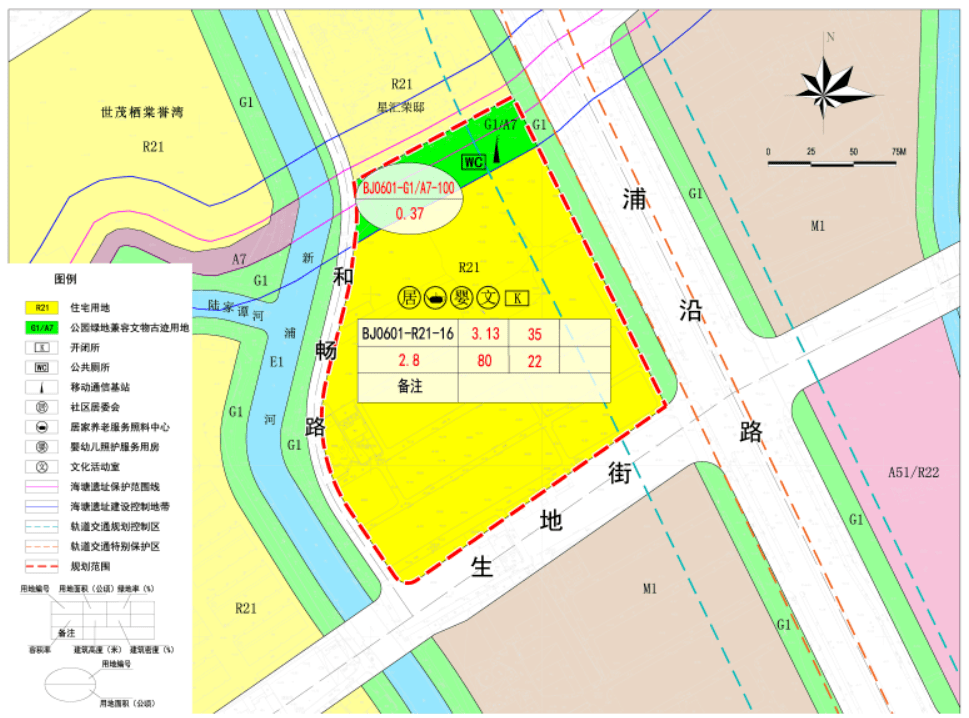 滨江区浦沿单元bj0601-r21-16地块位于杭州市滨江区浦沿规划管理单元