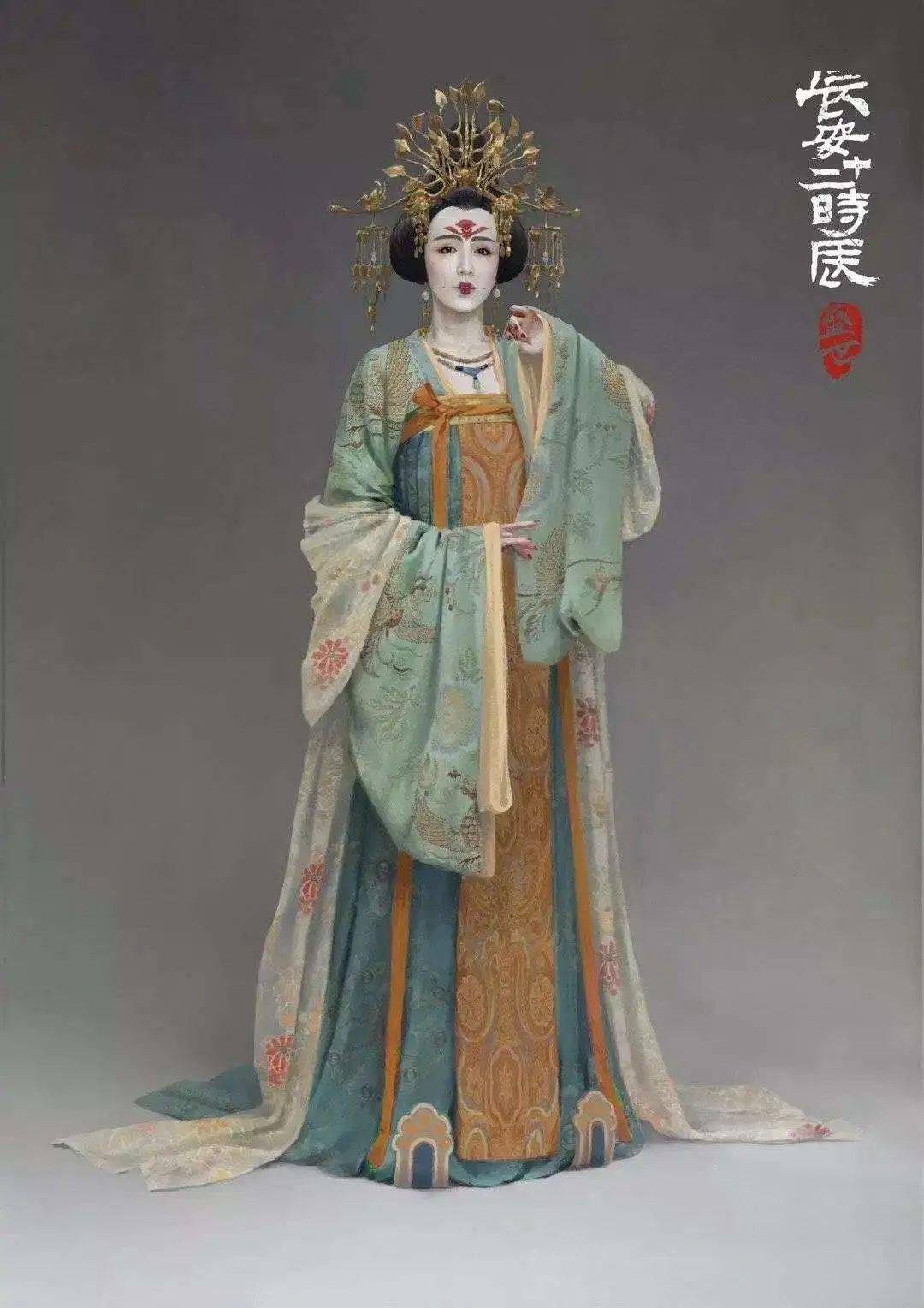 引领时尚 话说唐代女子装束史_女装_南北朝_服式