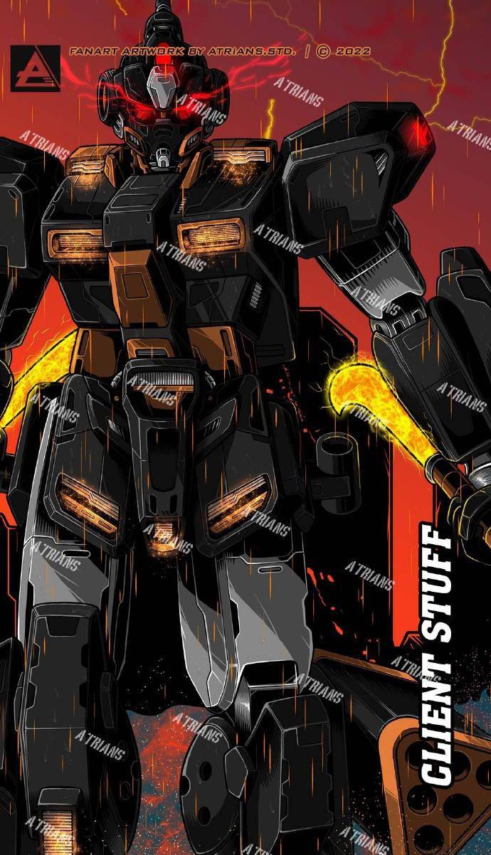 机动战士高达抽象壁纸插画大家喜欢哪张