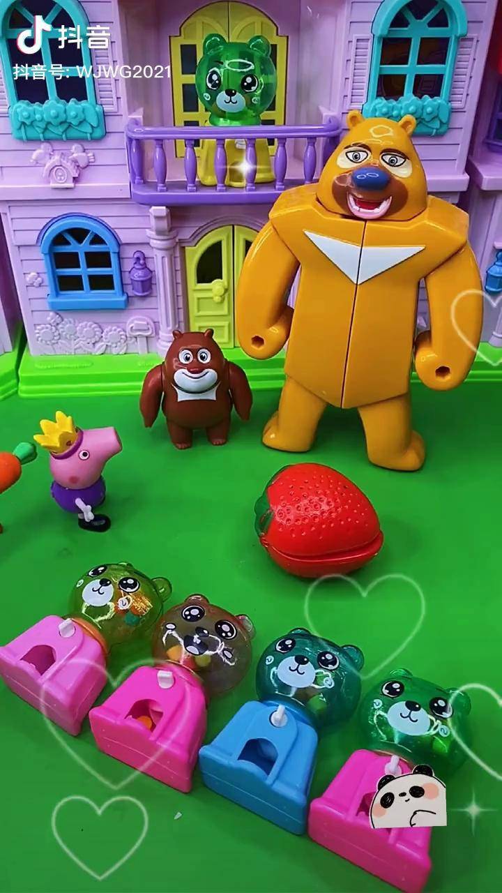 动画片幼儿玩具益智玩具熊大熊二小猪佩奇动画片益智玩具故事幼儿玩具