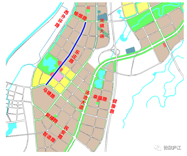 批前公示涉及合廬產業新城10條道路規劃