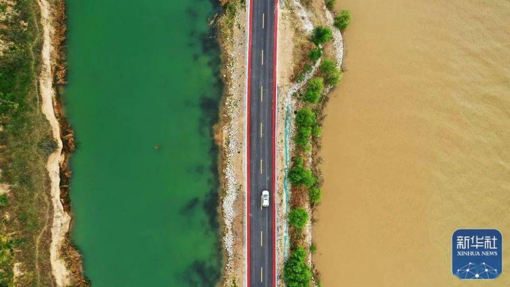 三门峡沿黄生态廊道图片