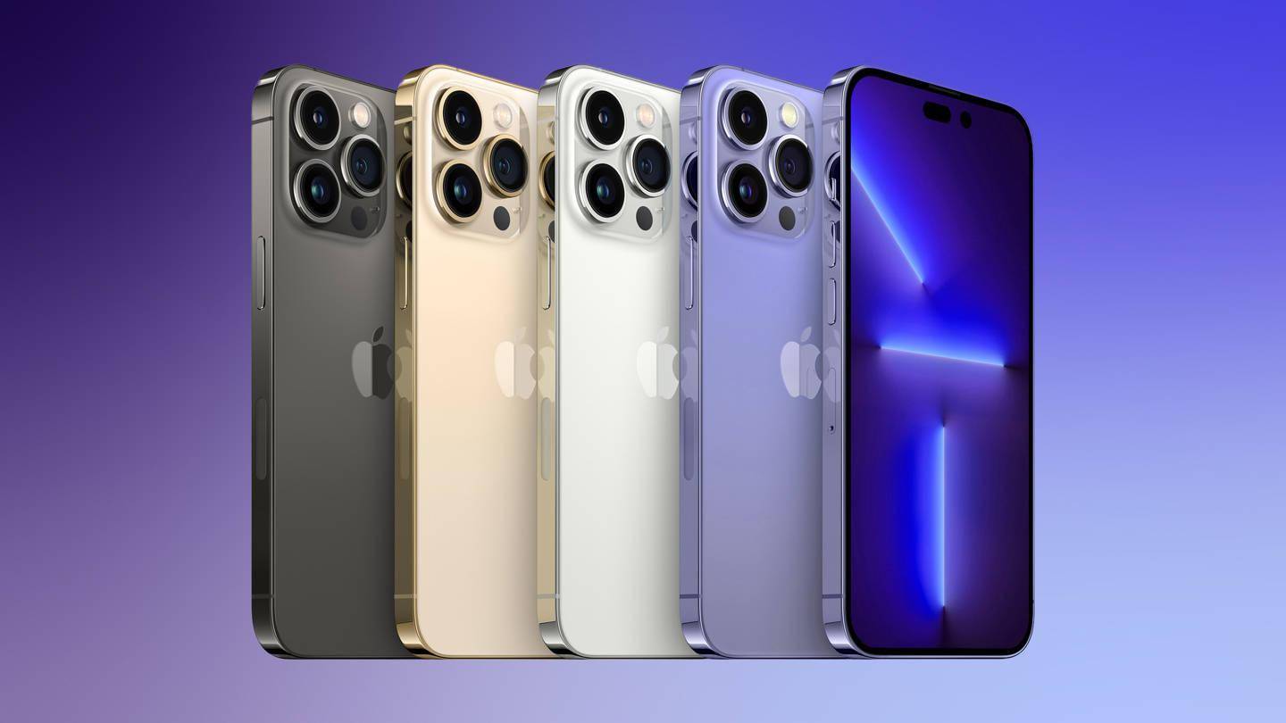 苹果iphone 14 Pro支持全新可变色紫色 颜色 选项 色调