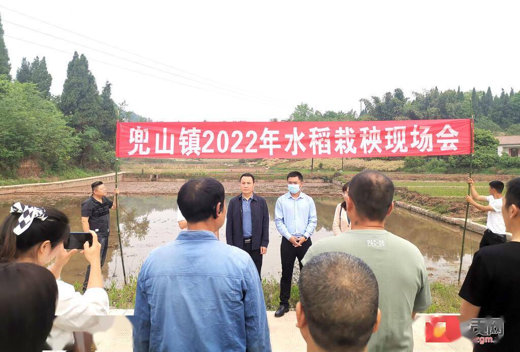 富顺县兜山镇召开2022年大春生产工作现场会
