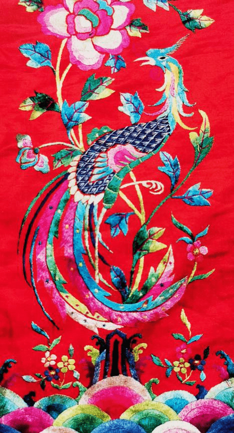 【文化遗产】一朵盛开在青藏高原上的花朵——河湟刺绣_青海_龙凤呈祥