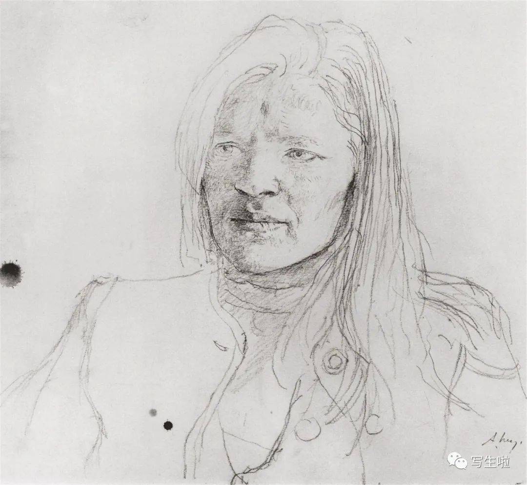 写生啦安德鲁怀斯andrewwyeth素描作品