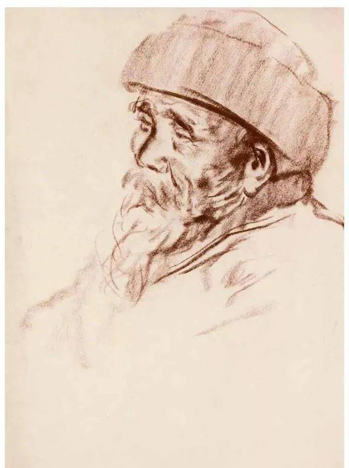 中国美院教授李震坚人物与风景速写