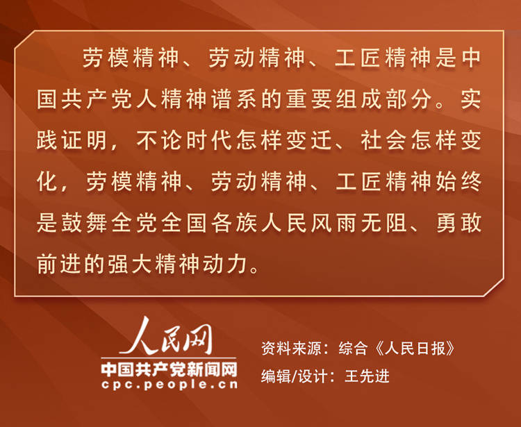 一图读懂劳模精神劳动精神工匠精神的深刻内涵和光辉历程
