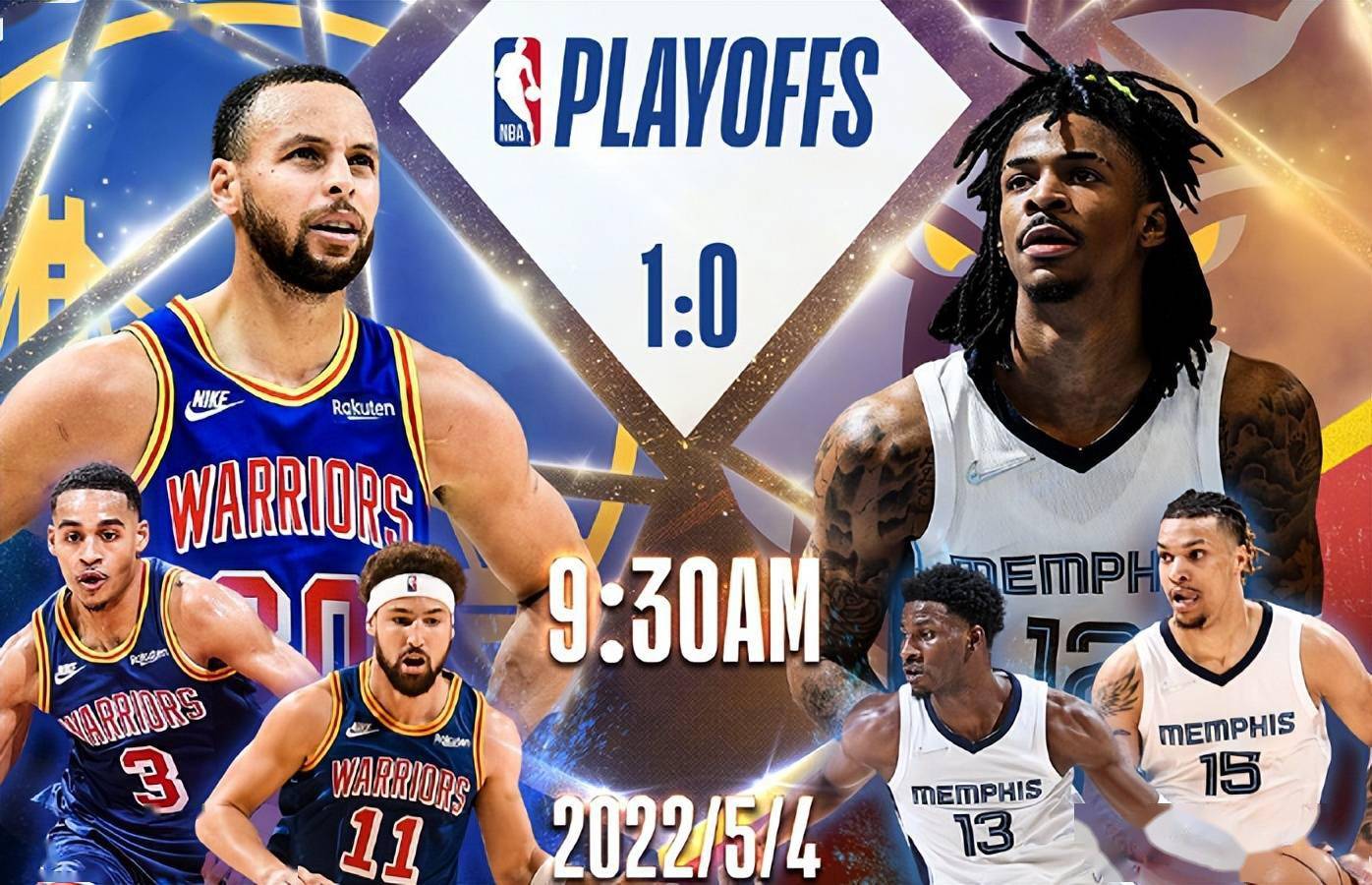 5月4日nba季后赛西部半决赛灰熊将在主场迎战勇士,这是系列赛的第二场