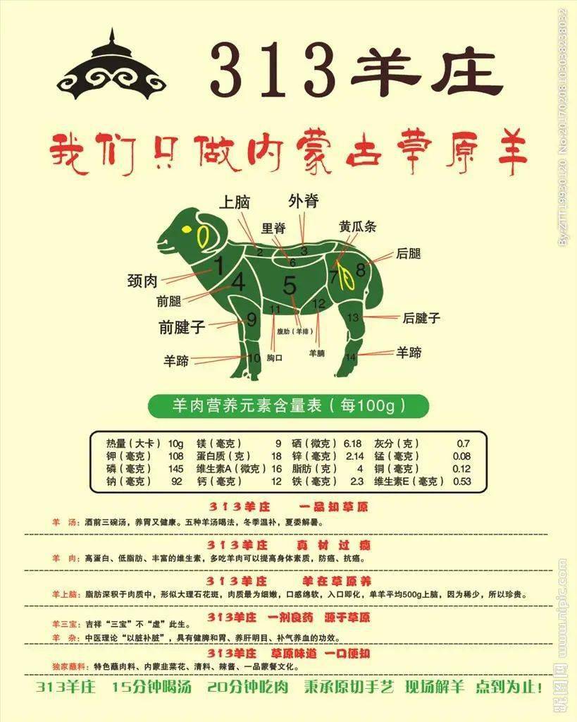 313羊庄61温州旗舰店无需预约连锁品牌特色铁锅烀羊肉一口吃到大