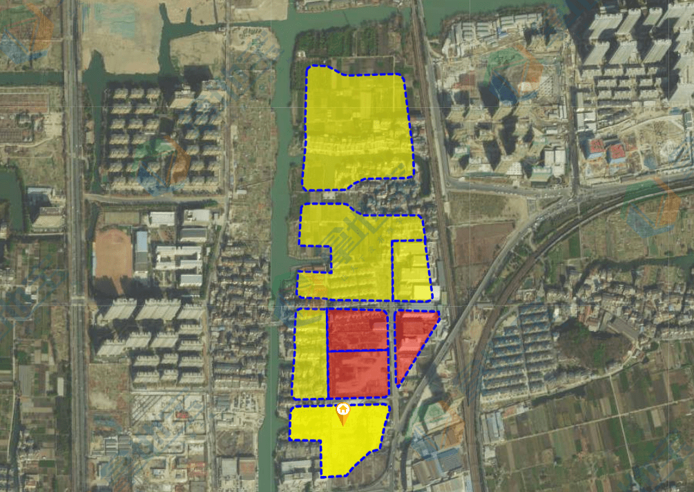 地探南部臥城3宗純宅地改為3商5住蕭山蜀山南單元315畝土地調整公示