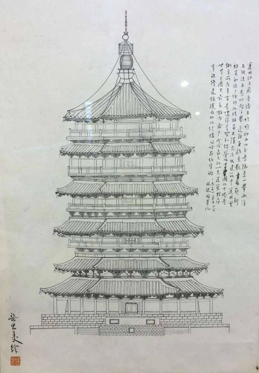 再读:梁思成应县木塔测绘手稿感悟行走现场必要性67_建筑_古塔_寻踪