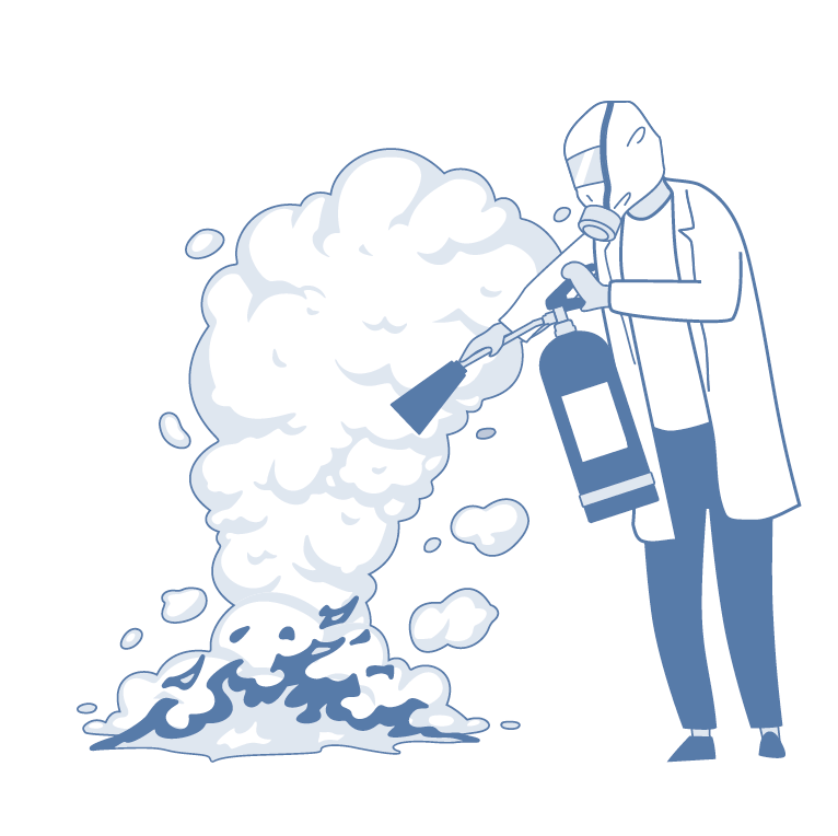 一医药公司实验室发生火灾4人受伤