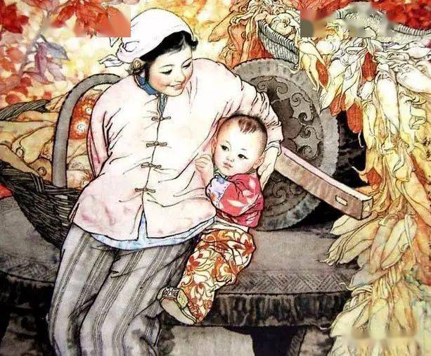 中国名画母亲图片