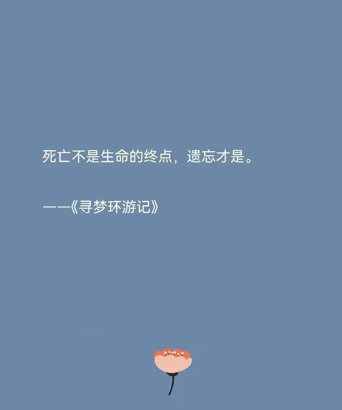 死亡不是生命的终点,遗忘才是.——《寻梦环游记》