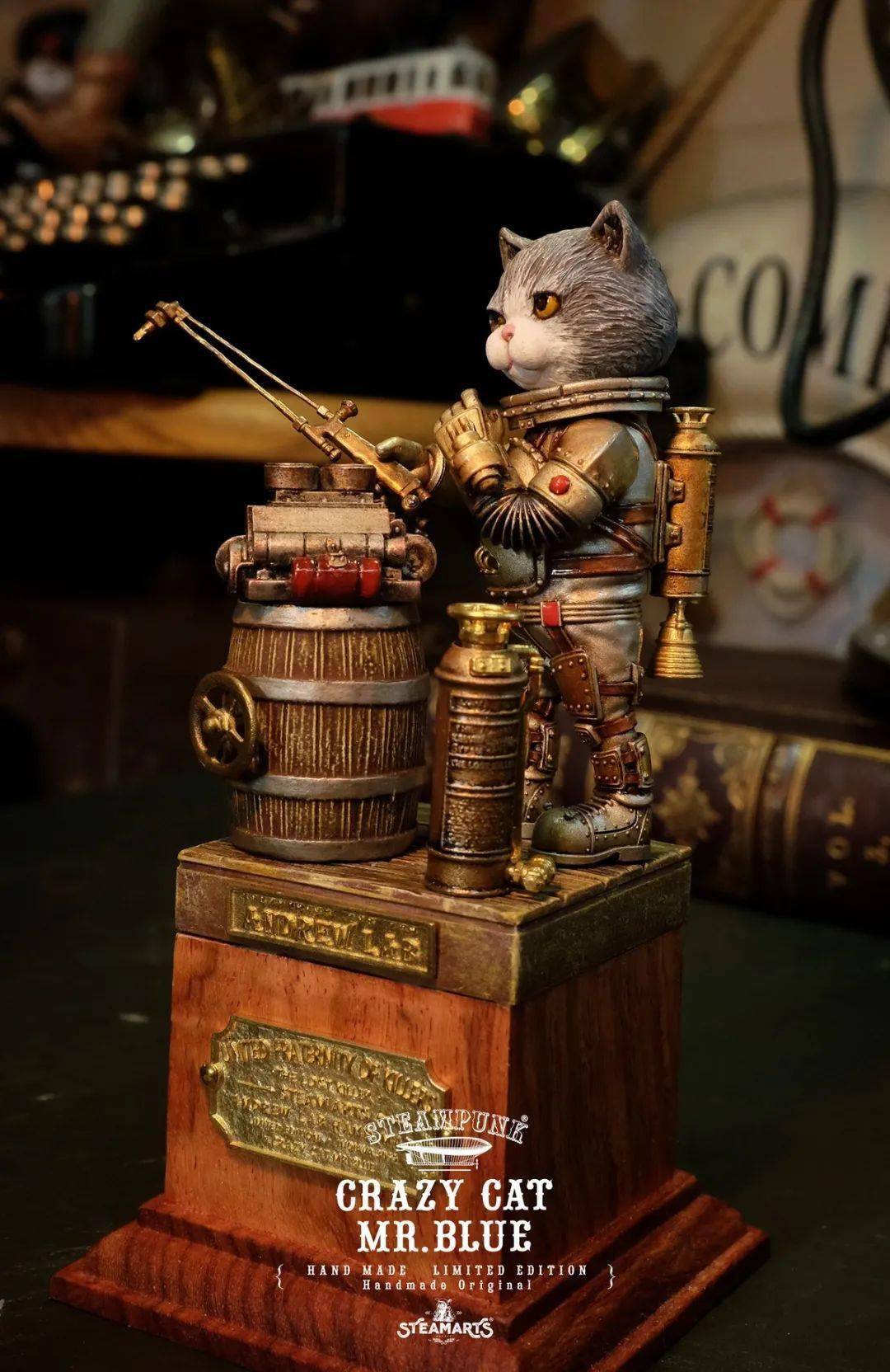 新品预定蒸汽工厂steamarts145cm高机械师1号mrblue