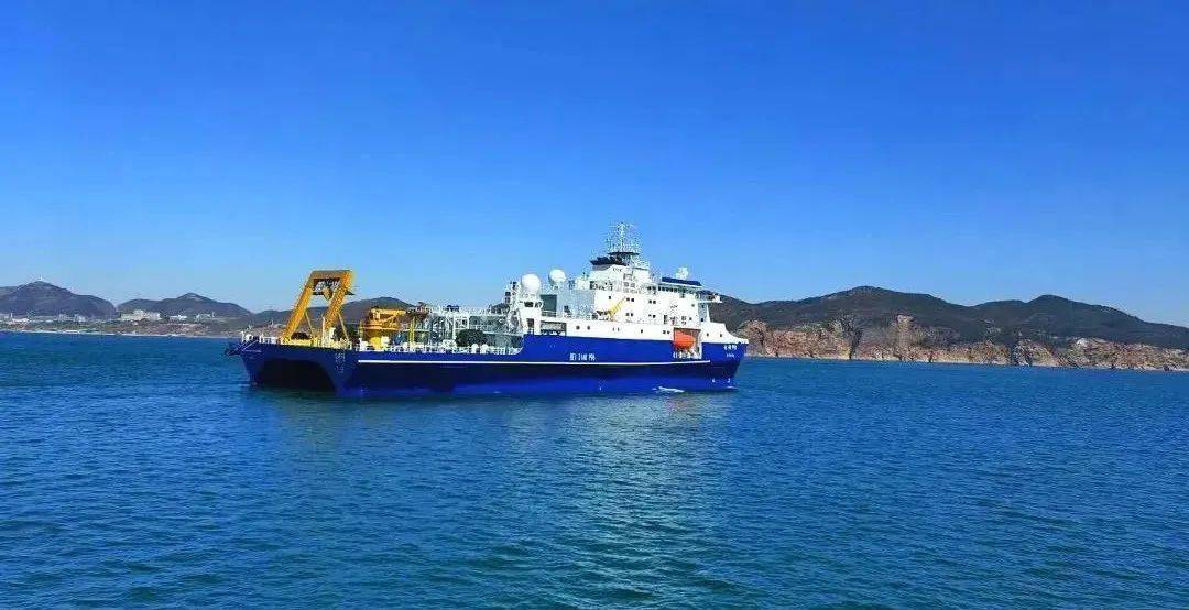 海洋资讯1978北调996科考船入驻三亚崖州湾科技城并完成首航科考试验