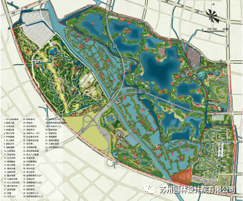 虎丘湿地公园地图图片
