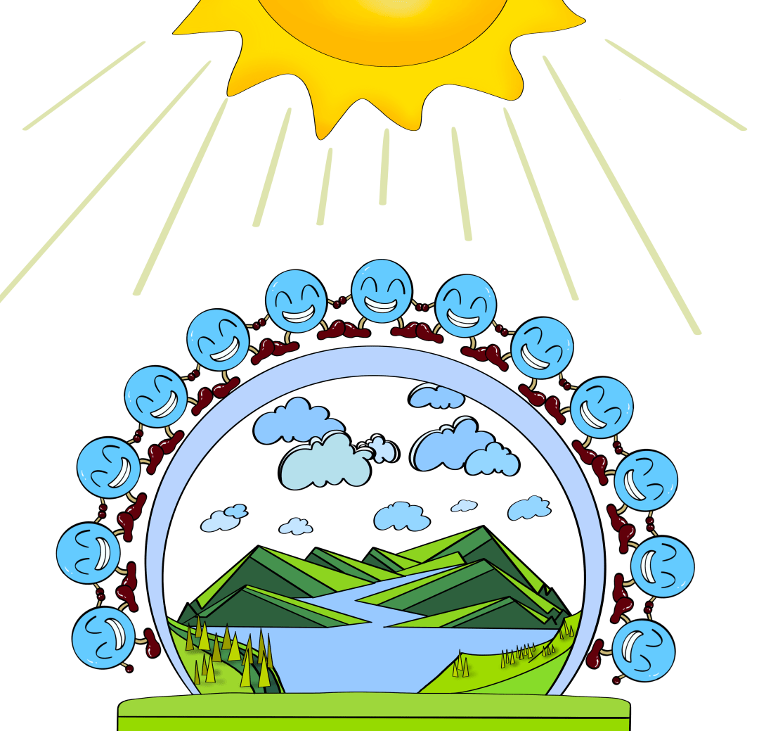 我们都知道,地球被厚厚的大气层包围着,从内到外是对流层,平流层,中间
