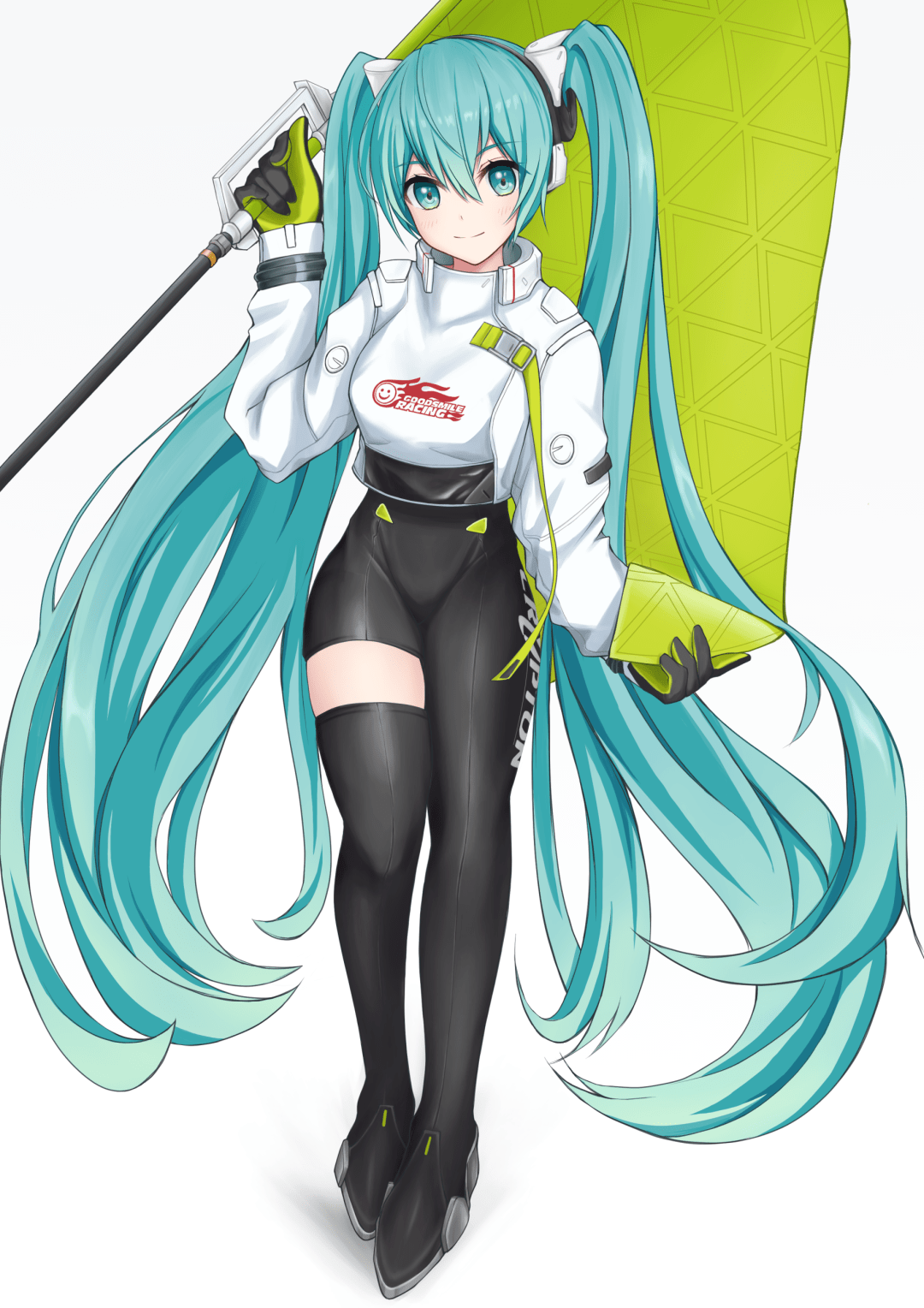 美图我去初音未来赛车服