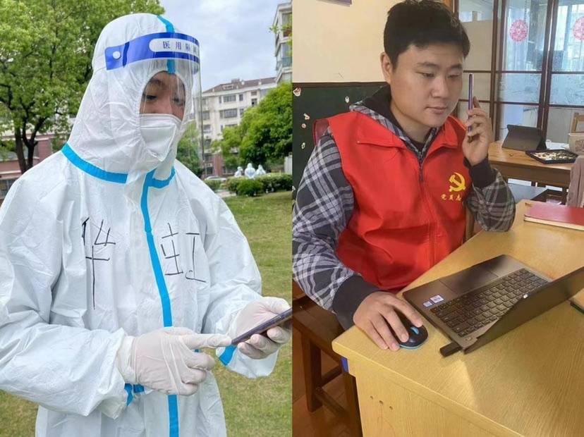 挂图作战张江男精心绘制社区防疫图