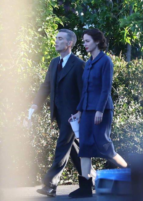 基里安墨菲与艾米莉布朗特二搭拍奥本海默