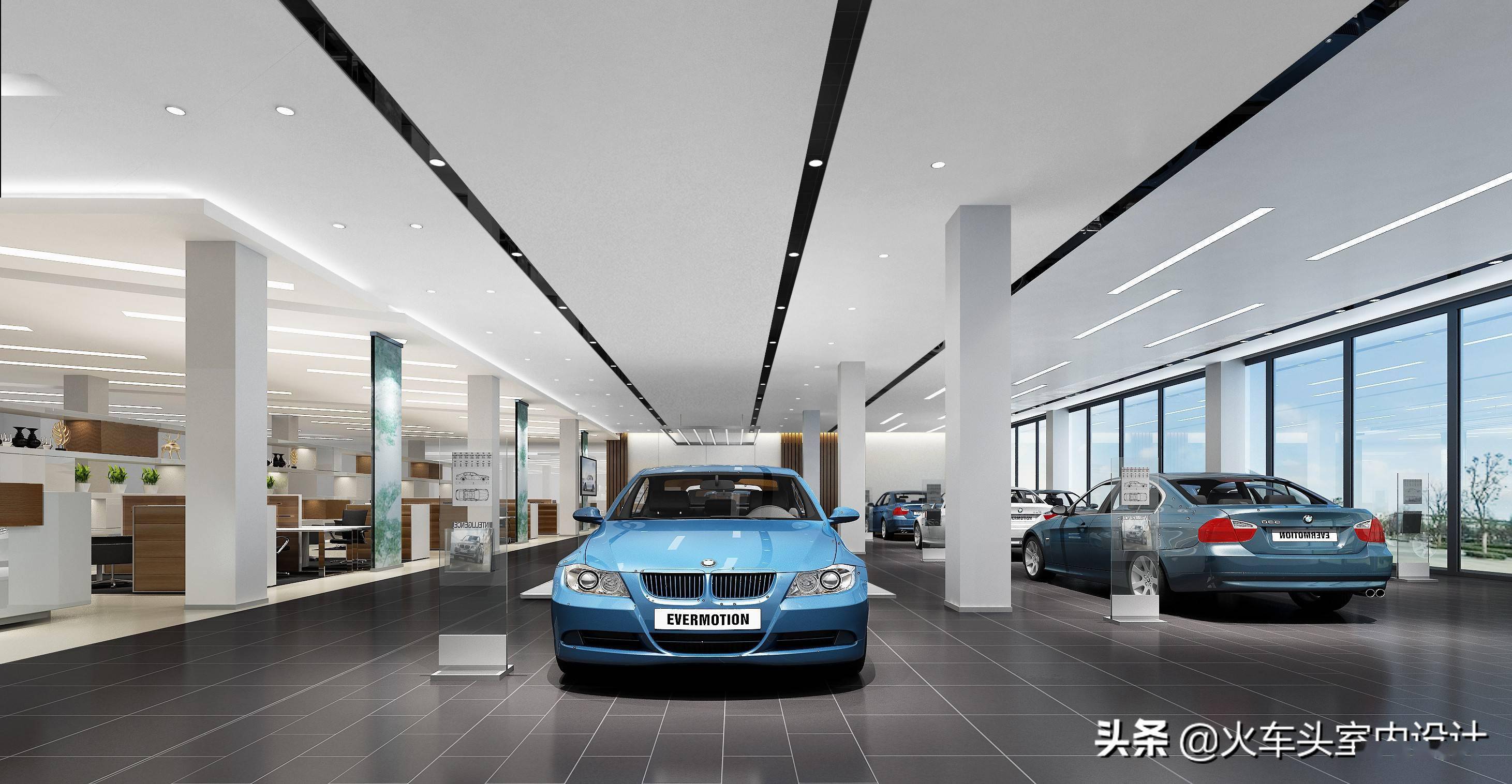 汽车展厅施工图纸6套新能源汽车体验店汽车4s店_搜狐汽车_搜狐网