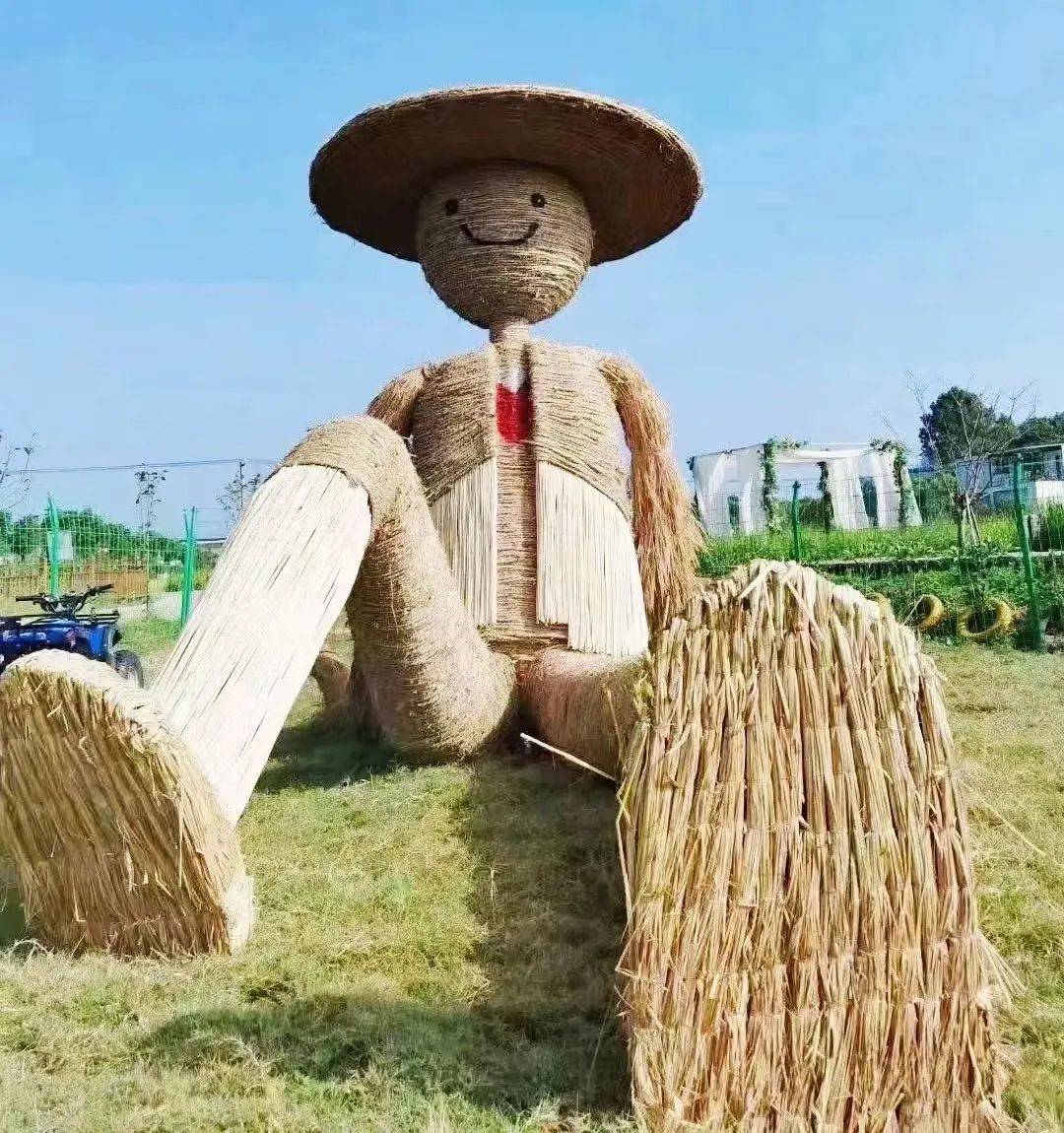 不出岳阳,我们也可以漫步于浪漫的草垛乐园平凡的稻草也可以华丽转身